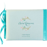 Луксозна картичка за кръщене - Пролет