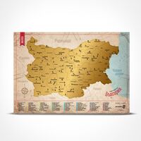 Скреч карта България - Класик