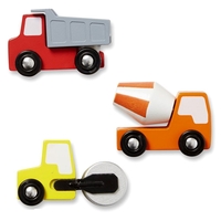 Килимче за игра с дървени камиончета Melissa and Doug Строителна площадка 19407