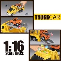 Детски камион пътна помощ Raya Toys Truck Car с музика и светлини, 1:16