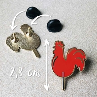 Емайлирана брошка за дрехи и аксесоари – Захарно петле