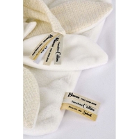 Плюшено мече за гушканe Doudou Blanc, 25см.