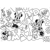 Детски пъзел Lisciani MAXIFLOOR MINNIE 2x24ч. 86597