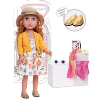 Кукла Raya Toys Camilla, с дрехи и аксесоари, 44 см