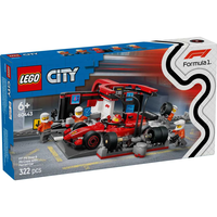 LEGO® City F1® Питстоп и механици с кола Ferrari 60443