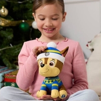 Музикална плюшена играчка Spin Master Paw Patrol Holiday Plushy, 20 см.