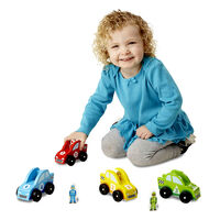 Комплект дървени състезателни колички Melissa and Doug 10706