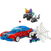 LEGO® Marvel Състезателната кола на Спайдърмен с Венъм и Зеления гоблин 76279