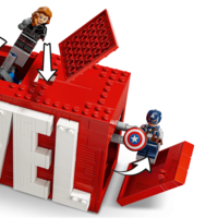 LEGO® Marvel Лого на MARVEL и минифигури 76313