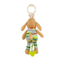 Музикална плюшена играчка Babyono Куче с гризалка 1124