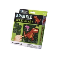 Блестящи скреч картини Crocodile Creek - Динозаври