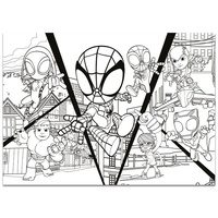 Детски пъзел Lisciani MAXI FLOOR Marvel Spidey 4x48ч.
