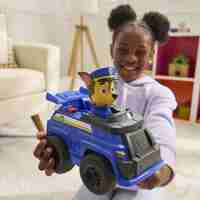 Кола с дистанционно Spin Master Paw Patrol Chase's Action Cruiser