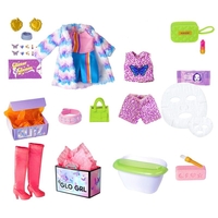 Кукла Raya Toys GLO-UP Girls Show Your GLO, с аксесоари и маска за лице