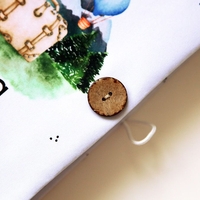 Подвързия за книга - Всяко голямо пътуване - куфар