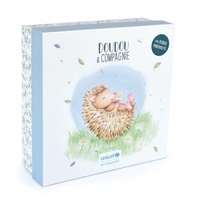 Петрушка за куклен театър Doudou UNICEF таралеж 25 см, DC3989