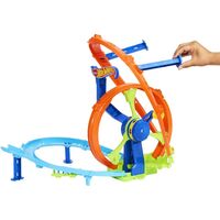 Писта Mattel Hot Wheels Rapid Launch & Loop, с една кола