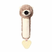 Плюшена играчка Babyono Писукаща с гризалка Маги 738