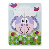 Дървен пъзел Melissa & Doug Ферма 40132
