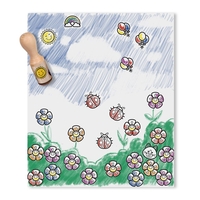 Дървени печати Melissa&Doug щастливи дръжки 12306
