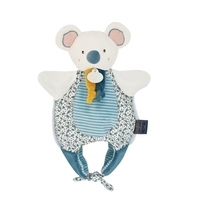 Плюшена играчка за гушкане, петрушка и чанта 3 в 1 Doudou коала 30 см, DC3826