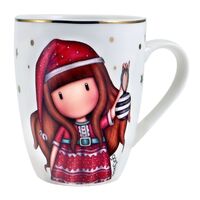 Комплект чаша с подложка - Santoro Gorjuss Merry and Bright - Tis The Season