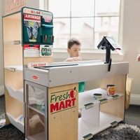 Детски супермаркет дървен Melissa and Doug Магазин Фреш за хранителни стоки