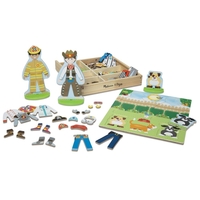 Дървена магнитна игра Професии Melissa and Doug 19309