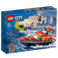 LEGO® City Пожарникарска спасителна лодка 60373