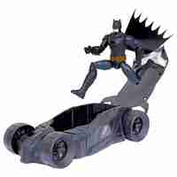 Игрален комплект Spin Master DC Comics Batman Батмобил с екшън фигура 30 см