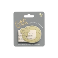 Метален книгоразделител Ъгълче - Куче