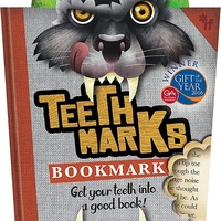 Разделител за книга със зъби - Вълк