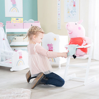 Детско столче за хранене на кукли Roba Peppa Pig, с възглавничка