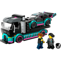 LEGO® City Състезателна кола и камион автовоз 60406