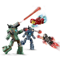 LEGO® Marvel Железния човек и Бойна машина срещу дроновете на Хамър 76320