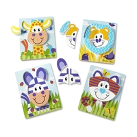 Дървен пъзел Melissa&Doug Сафари 40131