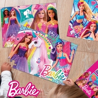 Детски пъзел Lisciani Maxifloor Barbie, 4 x 48 части