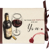 Луксозна картичка за рожден ден - Wine and you