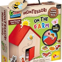 Образователна игра Lisciani Montessori Baby Wood On The Farm