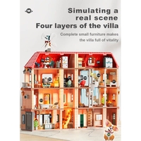 Kонструктор Feelo Луксозна вила, 690 ч., 1804