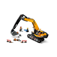 LEGO® City Жълт строителен екскаватор 60420