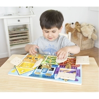 Дървена дъска с ключалки Melissa and Doug 13785