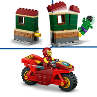 LEGO® Marvel Железния човек с мотоциклет и Хълк 76287