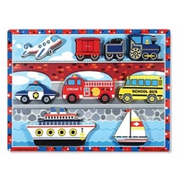 Дървен пъзел Melissa and Doug Превозни средства 13725