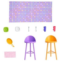 Къща за кукли Mattel Barbie Getaway House, сгъваема