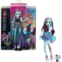 Кукла Mattel Monster High Frankie Stein с аксесоари и домашен любимец