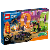 LEGO® City Stuntz Арена за каскади с два лупинга 60339