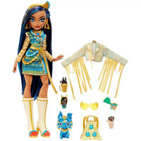 Кукла Mattel Monster High Cleo De Nile с аксесоари и домашен любимец