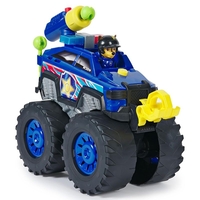 Игрален комплект Spin Master Paw Patrol Големият спасителен камион с фигурка на Чейс, със светлини и звуци