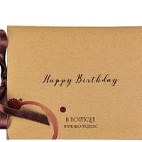 Луксозна картичка за рожден ден - Wine and you